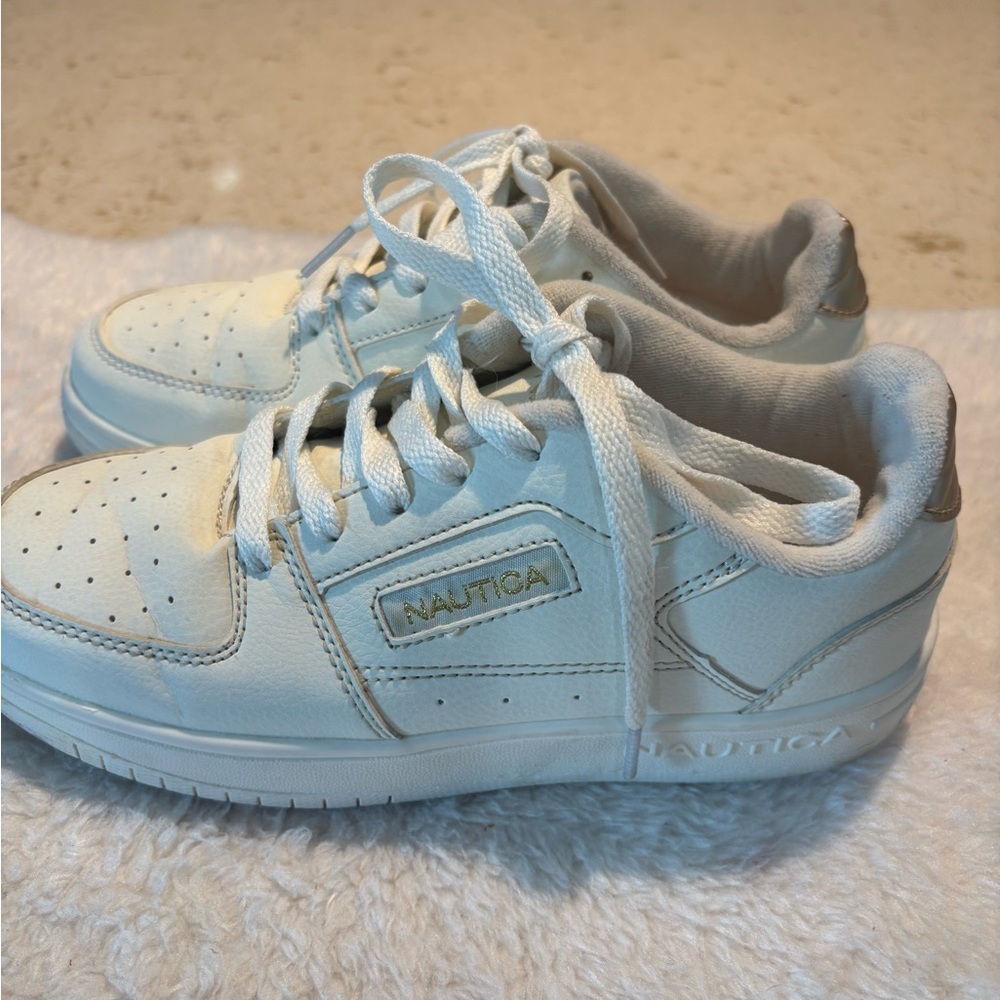 Nautica Kids Cream Sneakers